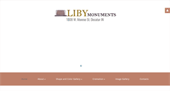 Desktop Screenshot of libymonuments.com