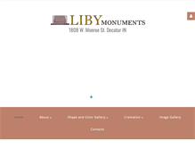 Tablet Screenshot of libymonuments.com